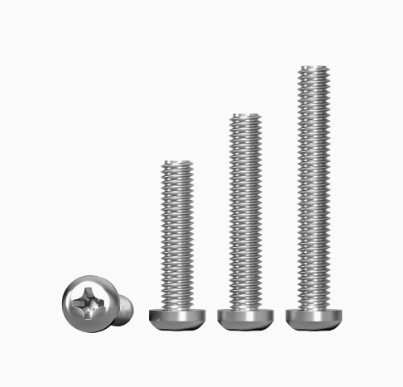 304不锈钢十字圆头螺丝机螺钉盘头螺栓开关插座螺钉M2M3M4M5M6M8